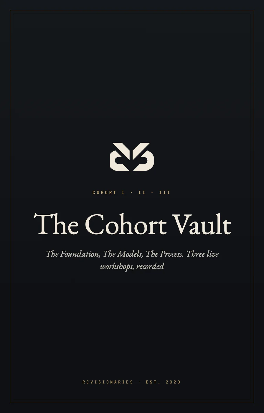 The Cohort Vault cover